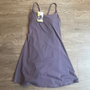HALARA Everyday Excerise Dress Lilac Chocolate XS NWT